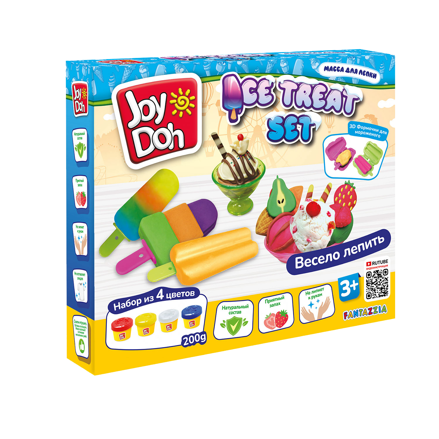 Масса для лепки Joy-Doh, набор ЭСКИМО