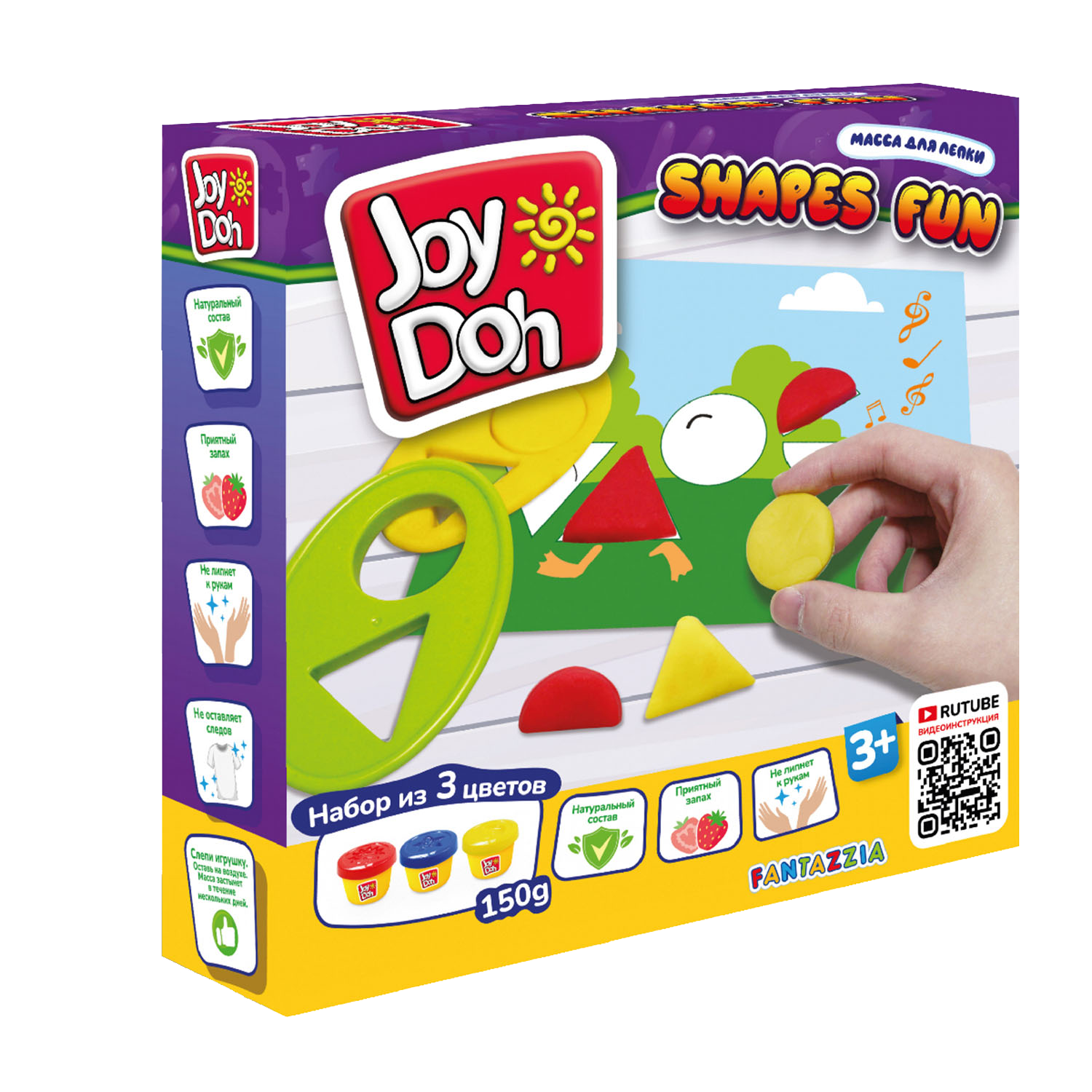 Масса для лепки Joy-Doh, набор ФОРМЫ